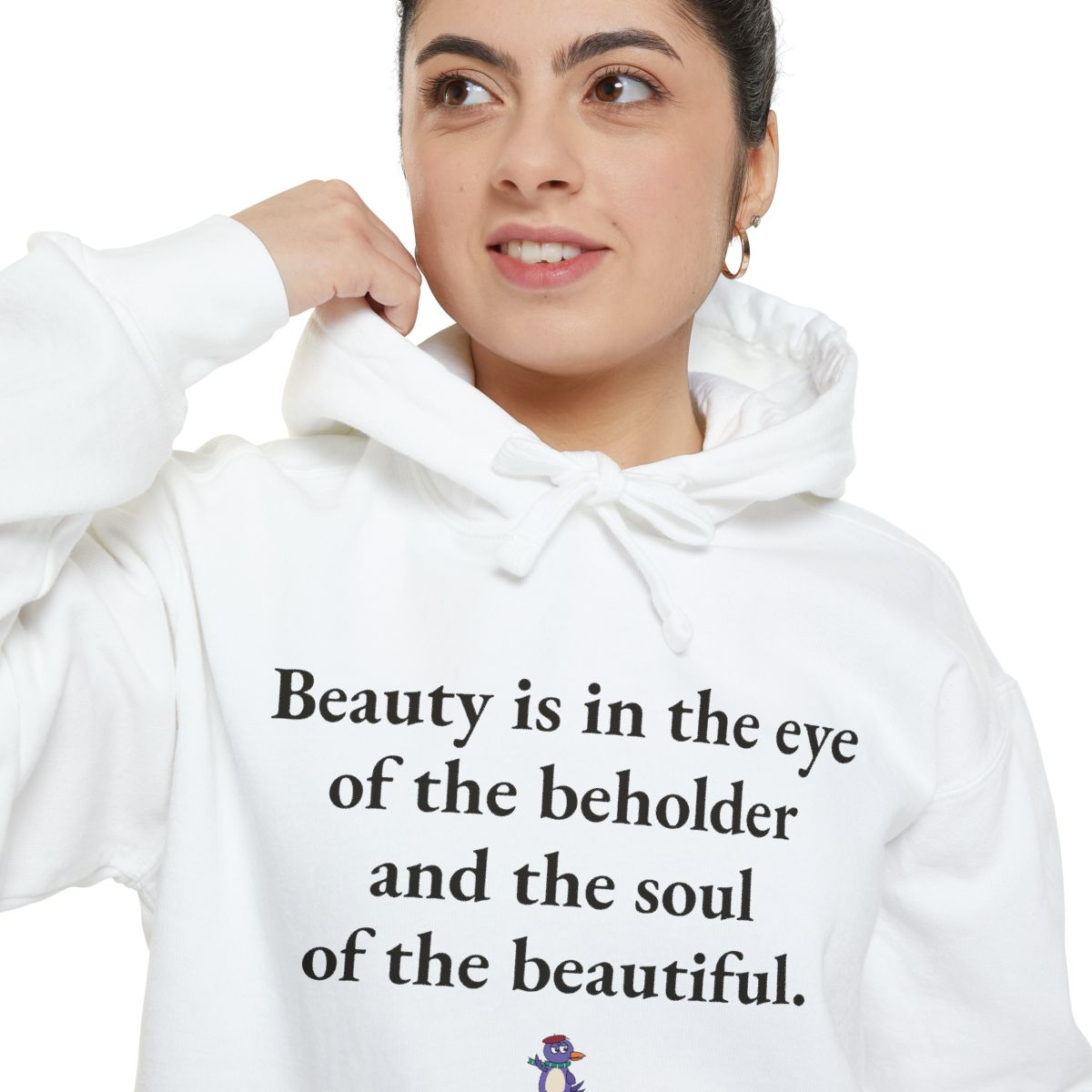Beauty is in the eye of the beholder and the soul of the beautiful., worn
