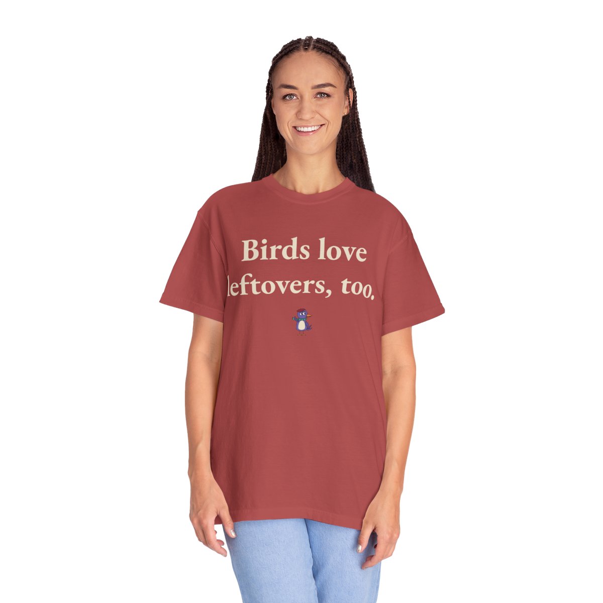 Birds love leftovers, too., worn