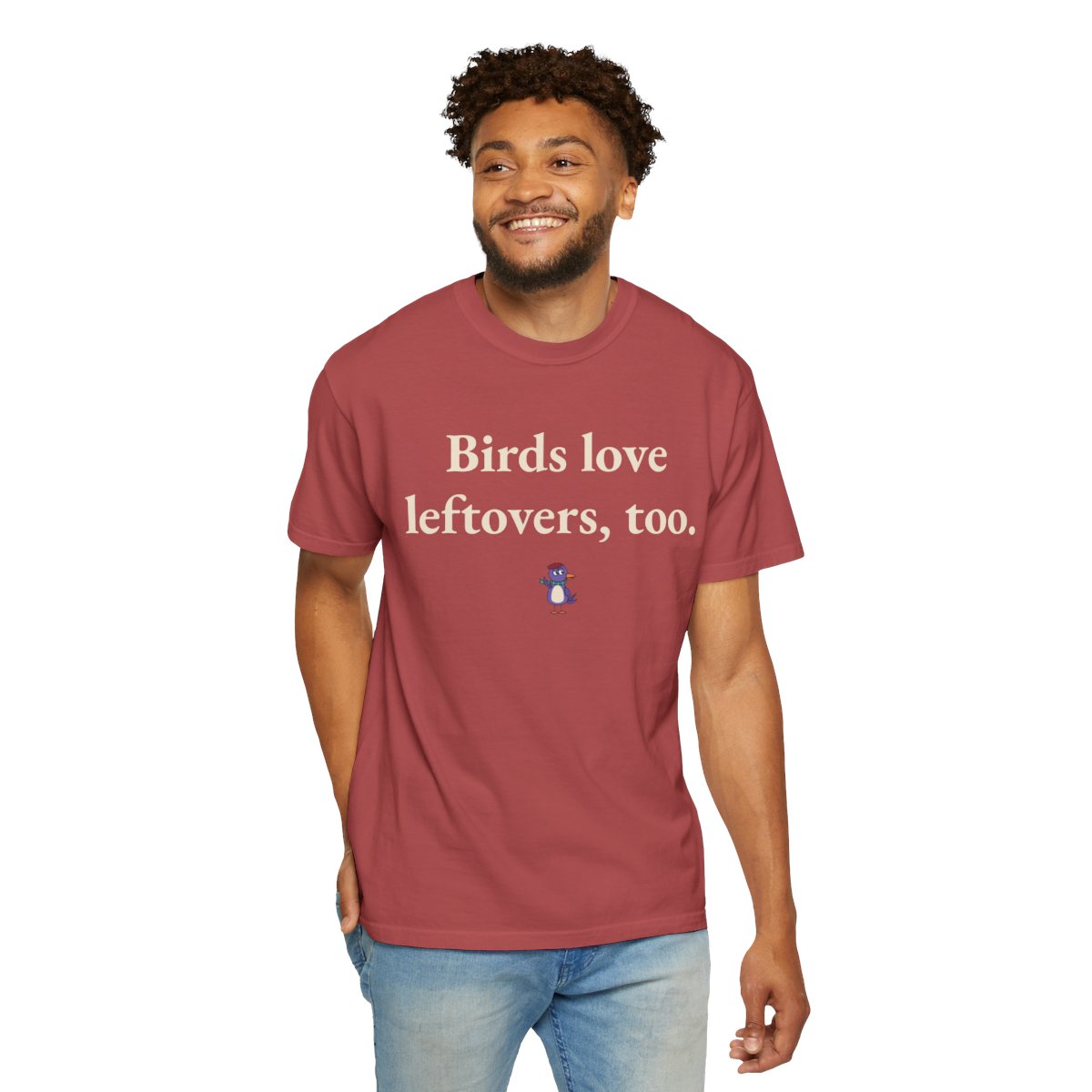 Birds love leftovers, too., worn
