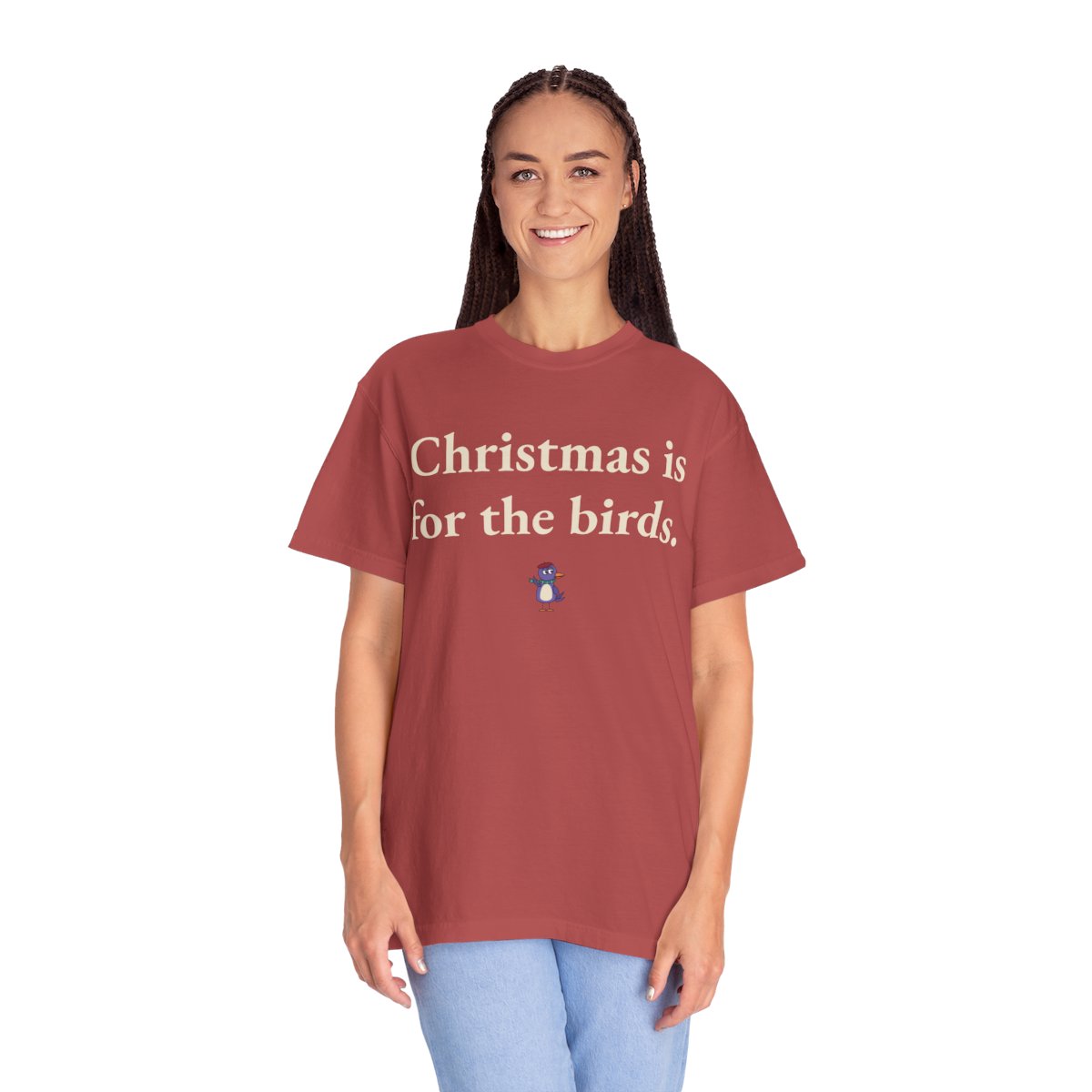 Christmas is for the birds., worn