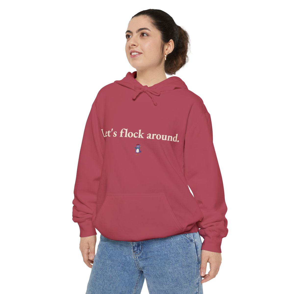 Let's flock around., worn