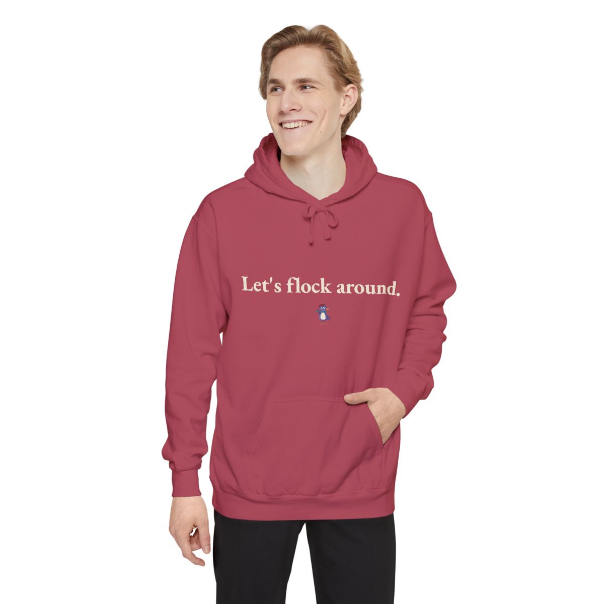 Let's flock around., worn