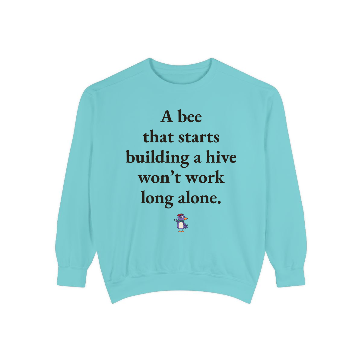 Comfort Colors sweatshirt, Chalky Mint