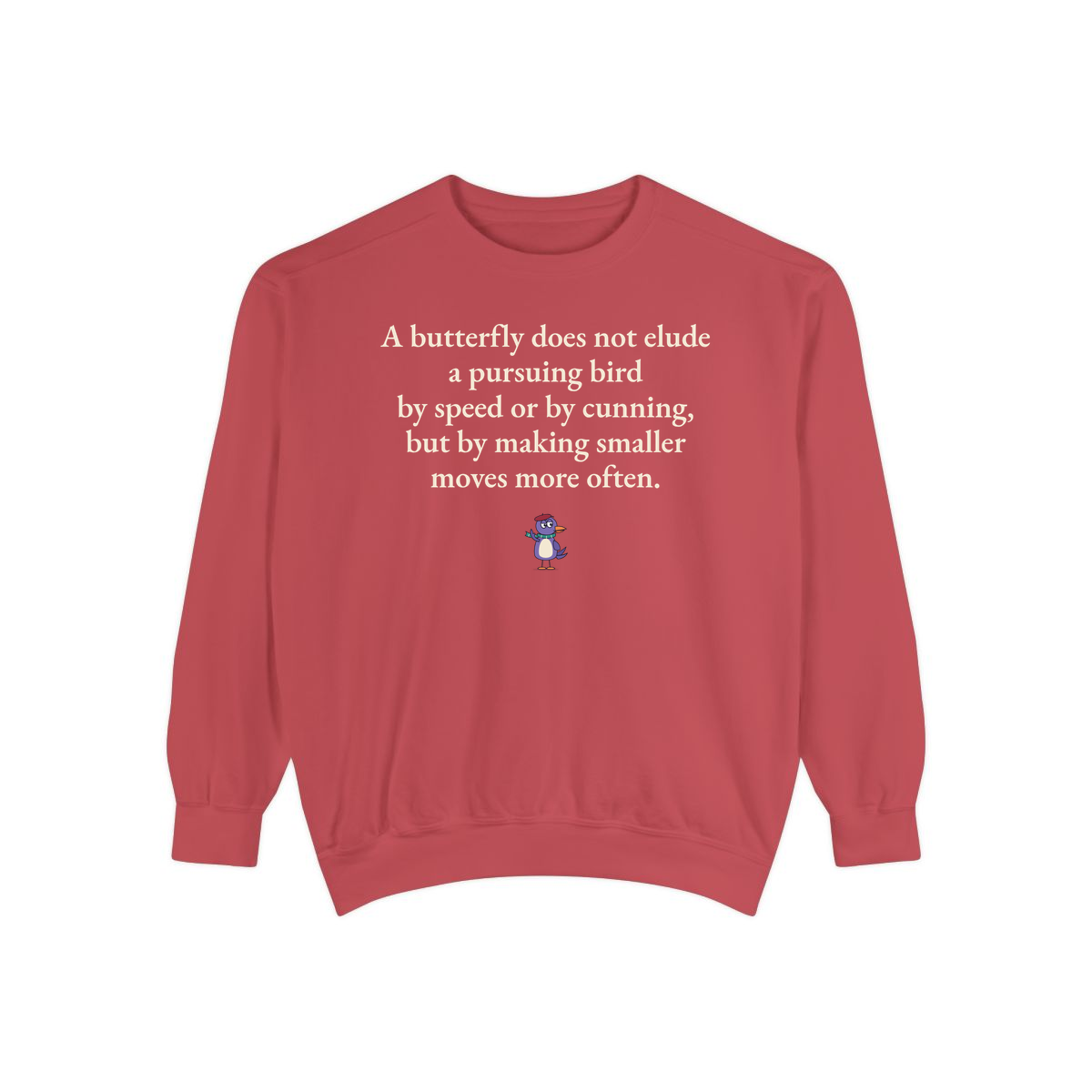Comfort Colors sweatshirt, Crimson
