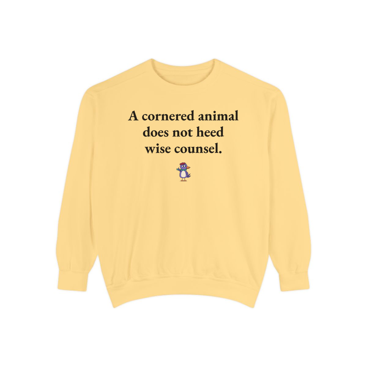 Comfort Colors sweatshirt, Butter