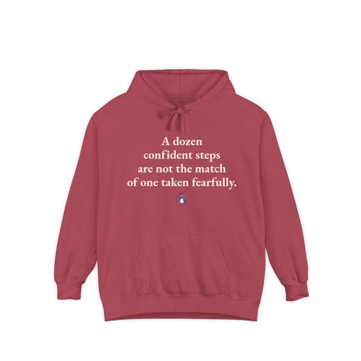 Comfort Colors hoodie, Crimson