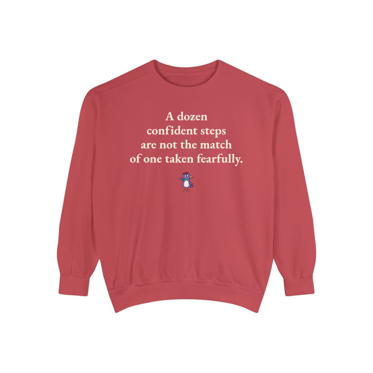 Comfort Colors sweatshirt, Crimson