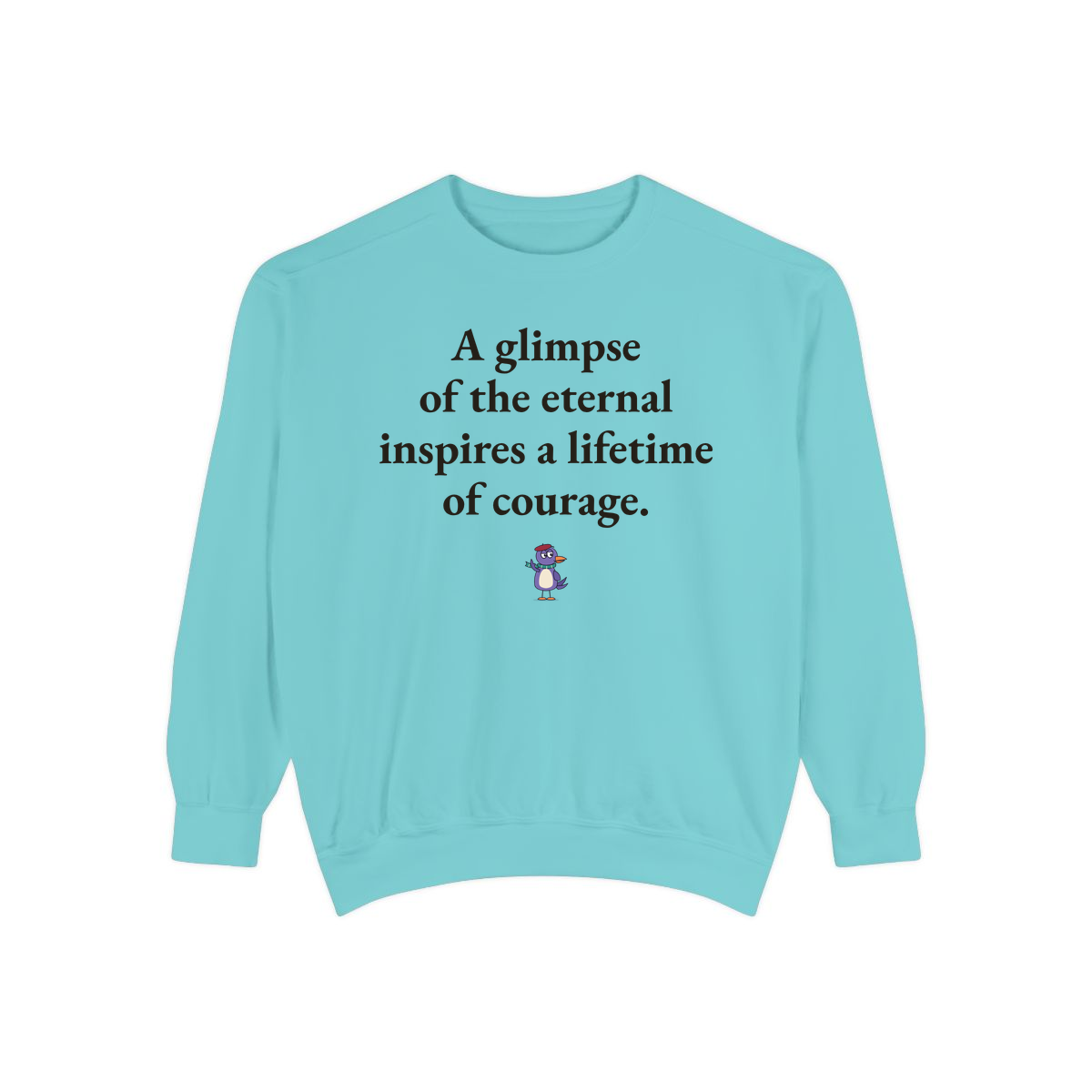 Comfort Colors sweatshirt, Chalky Mint