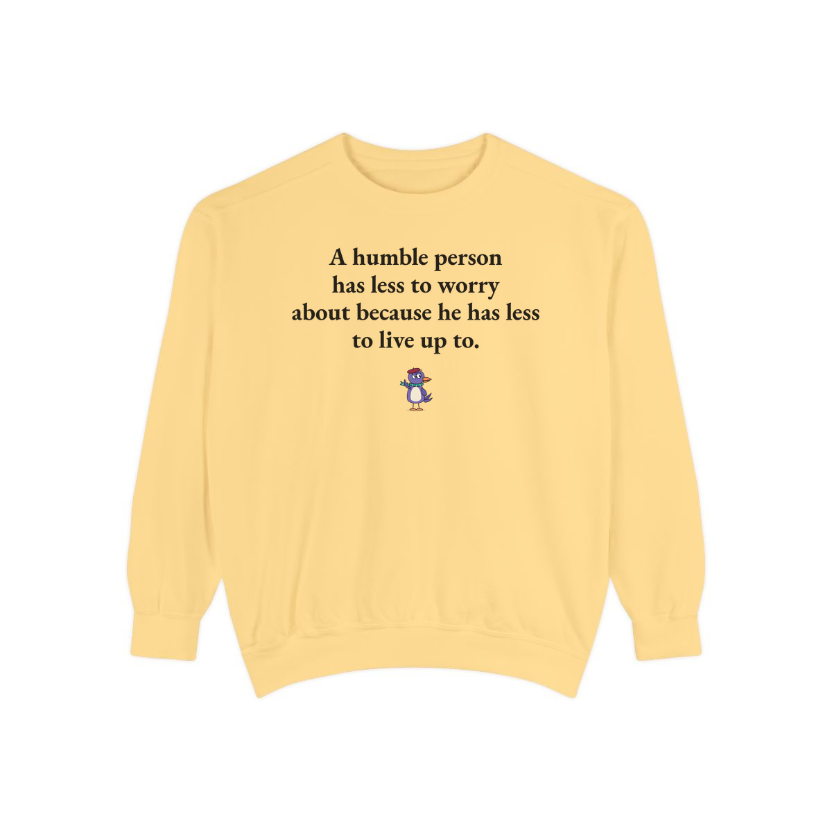 Comfort Colors sweatshirt, Butter