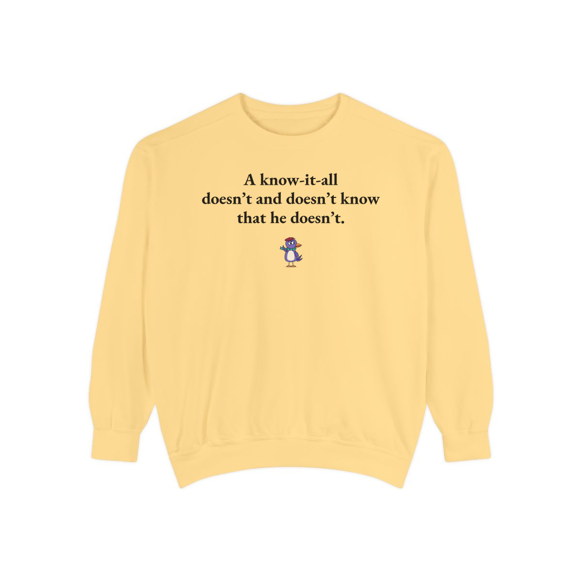 Comfort Colors sweatshirt, Butter
