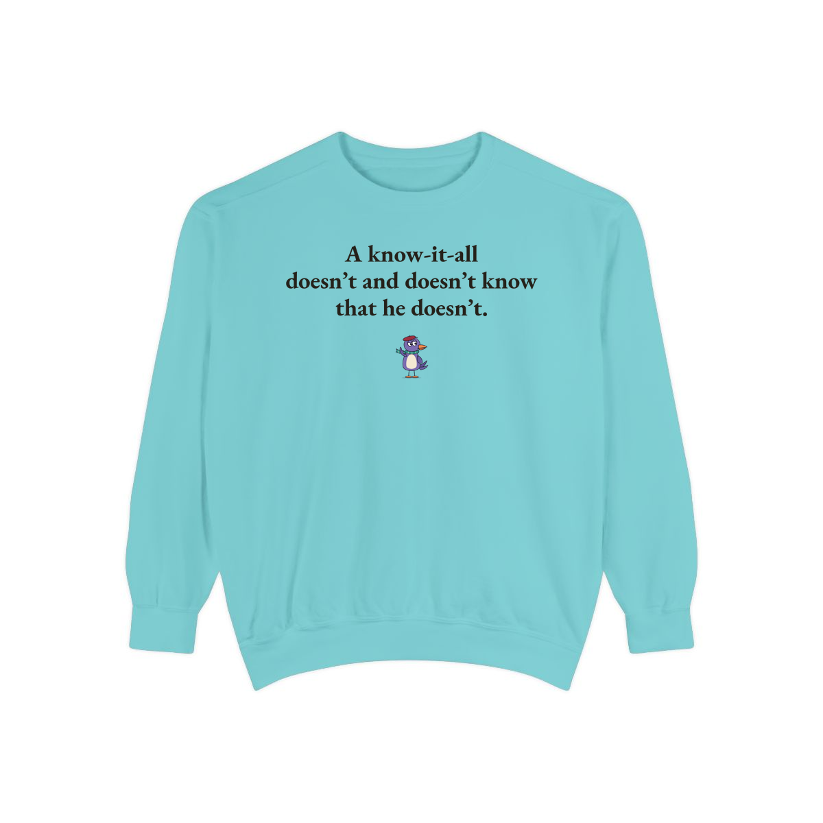Comfort Colors sweatshirt, Chalky Mint