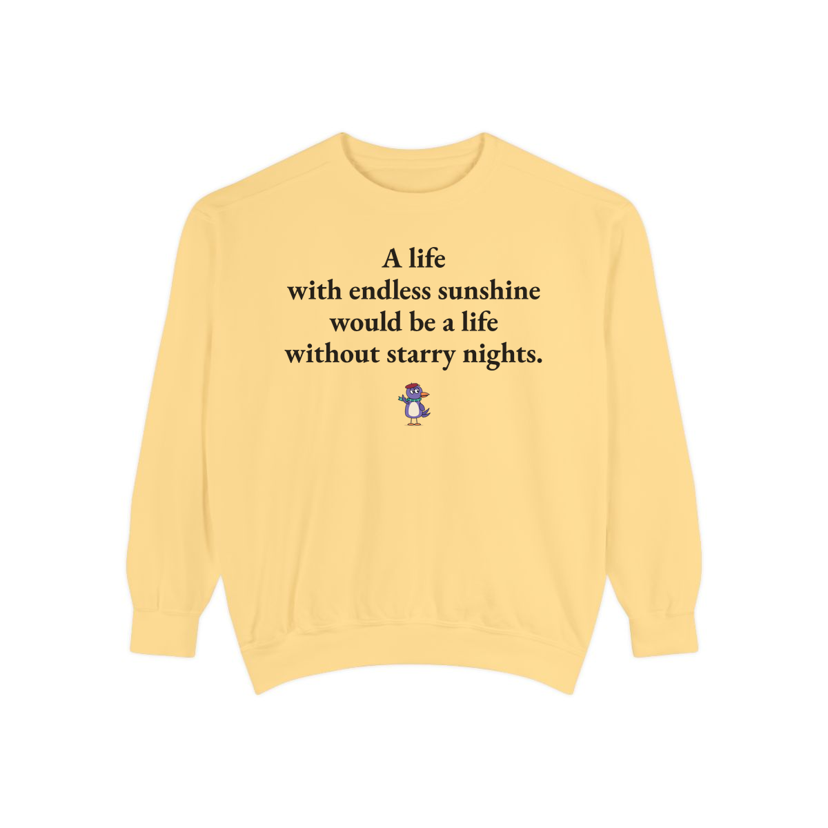 Comfort Colors sweatshirt, Butter