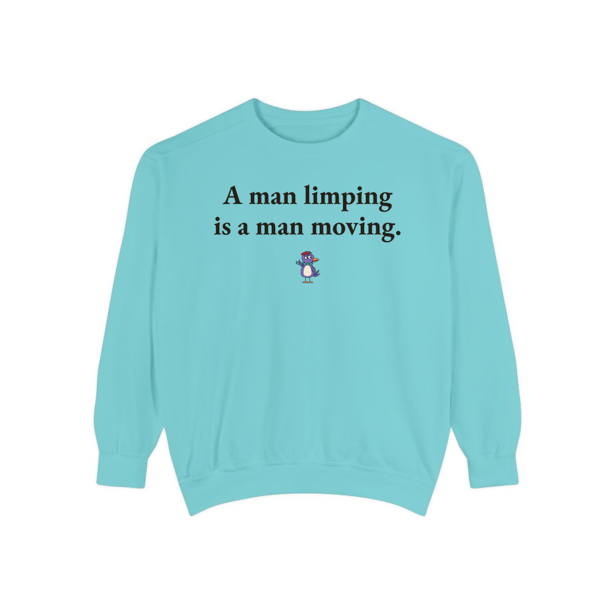 Comfort Colors sweatshirt, Chalky Mint