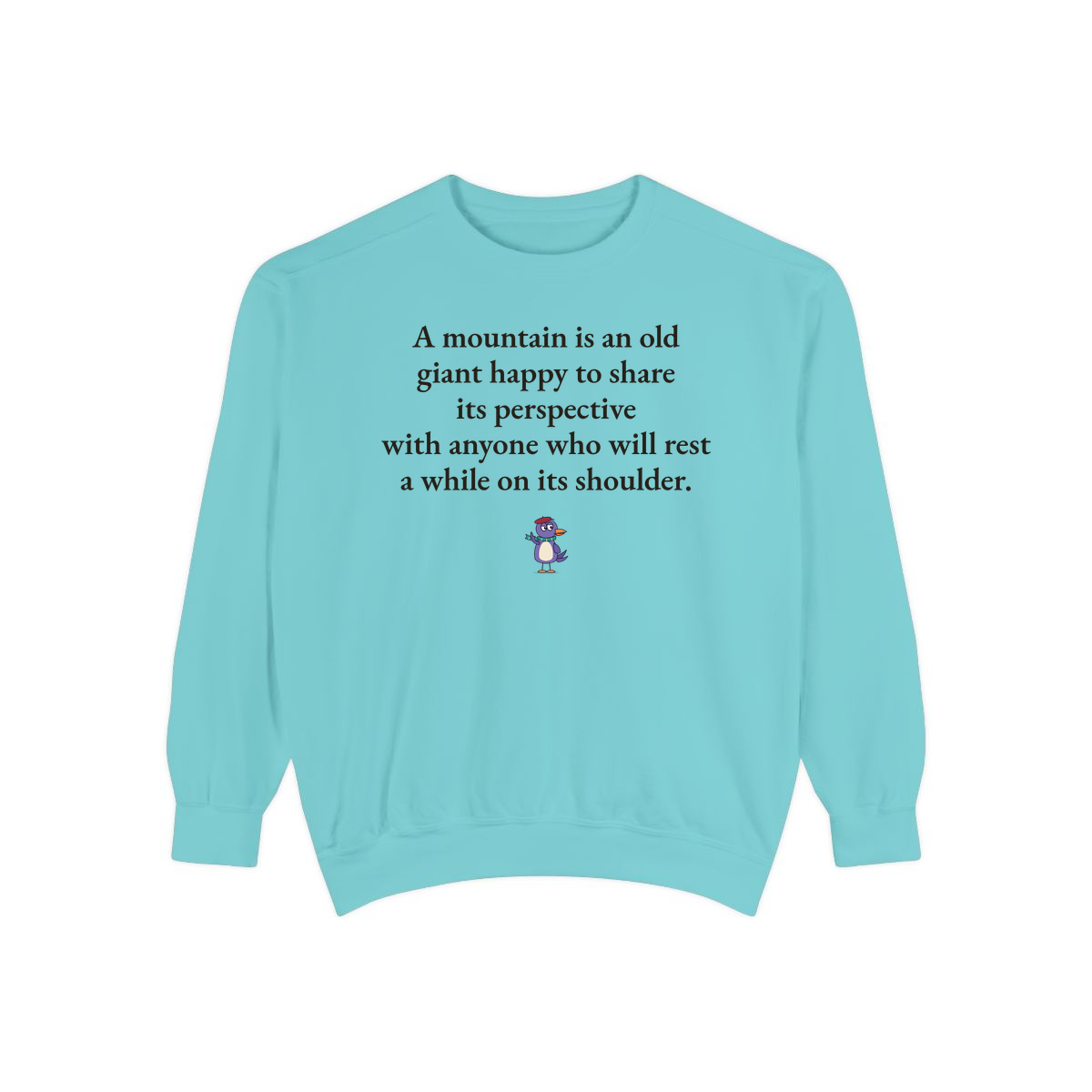 Comfort Colors sweatshirt, Chalky Mint