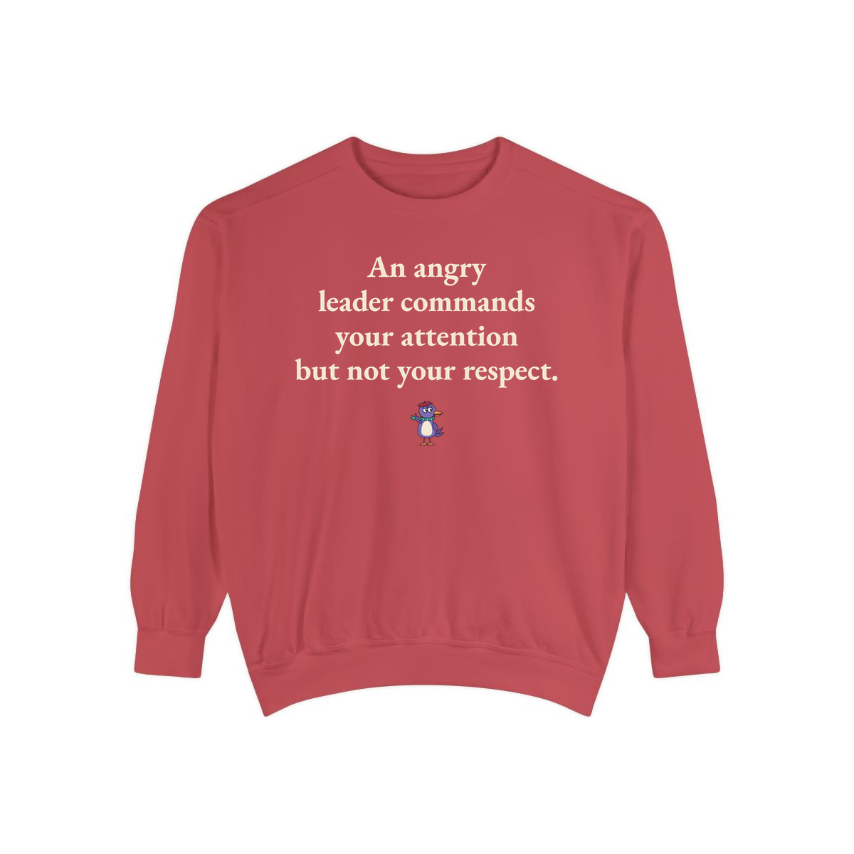 Comfort Colors sweatshirt, Crimson