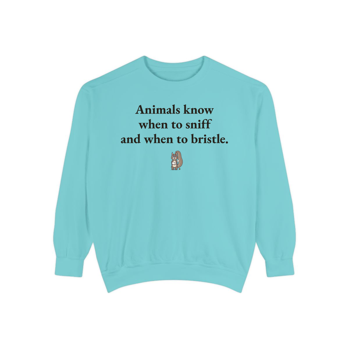Comfort Colors sweatshirt, Chalky Mint