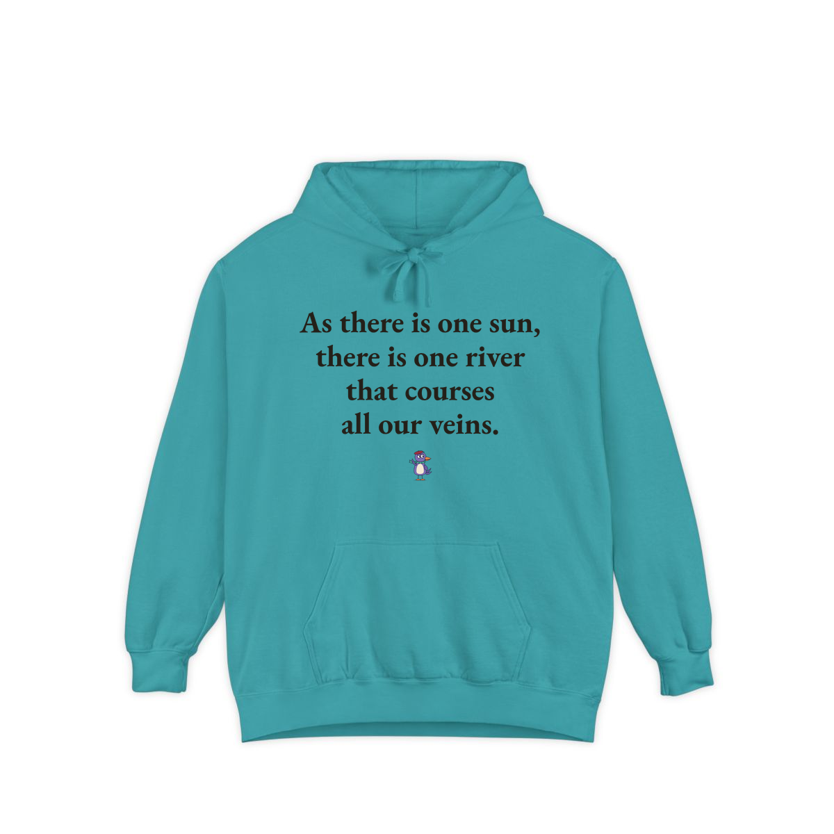 Comfort Colors hoodie, Seafoam