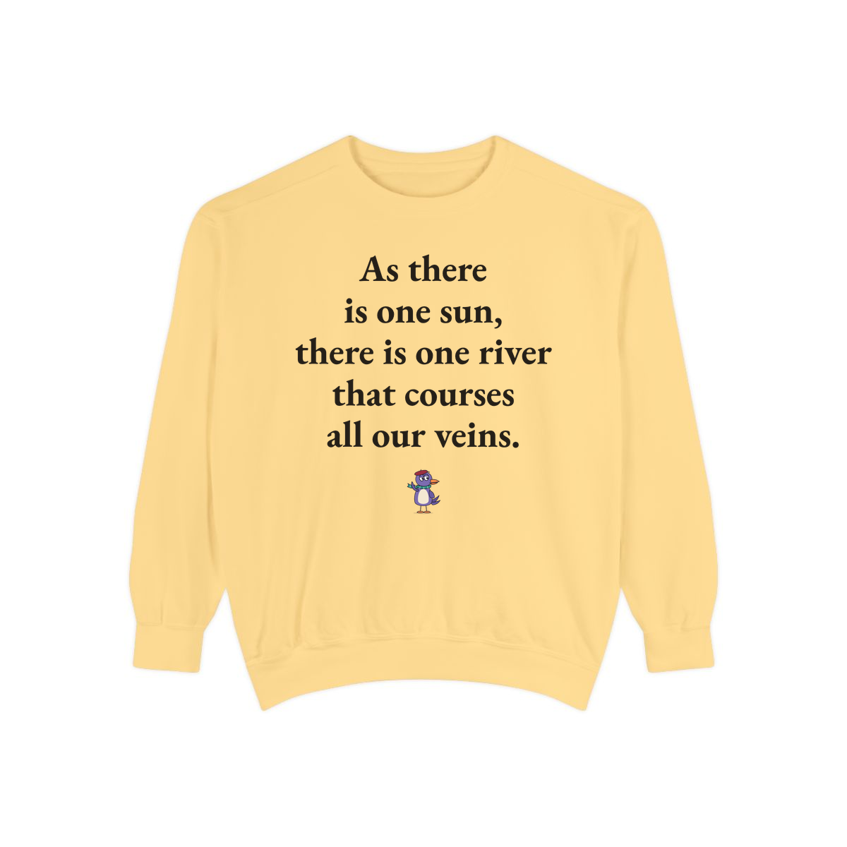 Comfort Colors sweatshirt, Butter