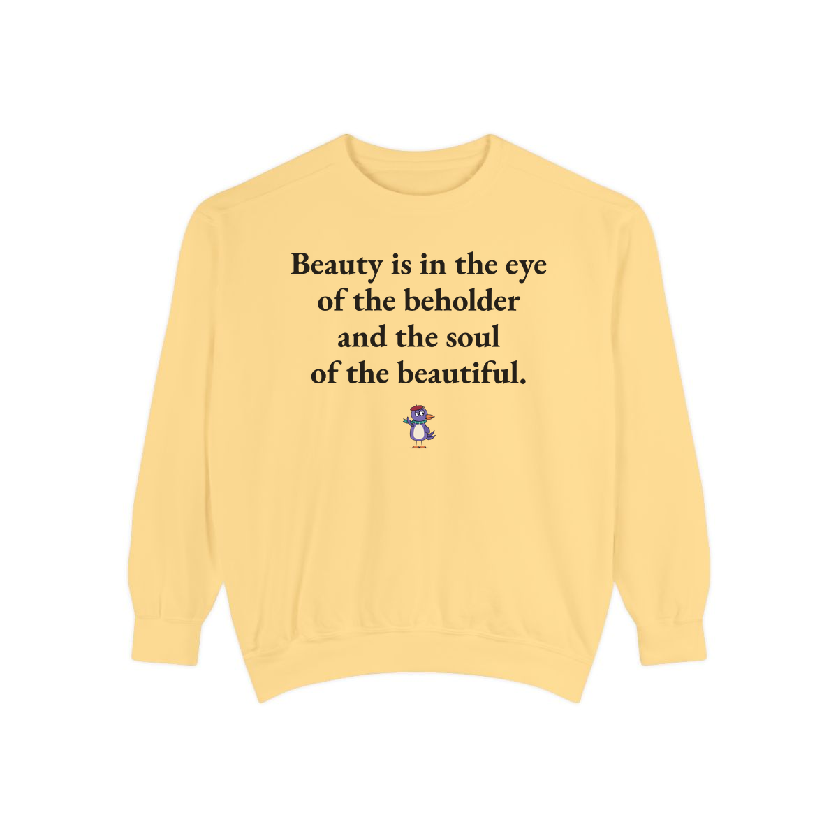 Comfort Colors sweatshirt, Butter