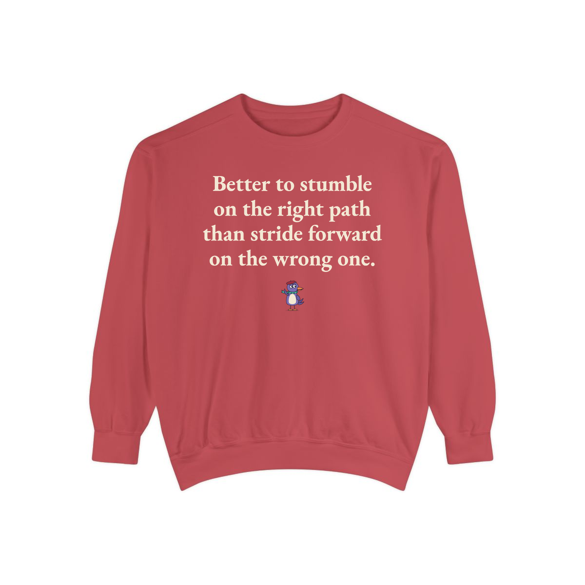 Comfort Colors sweatshirt, Crimson