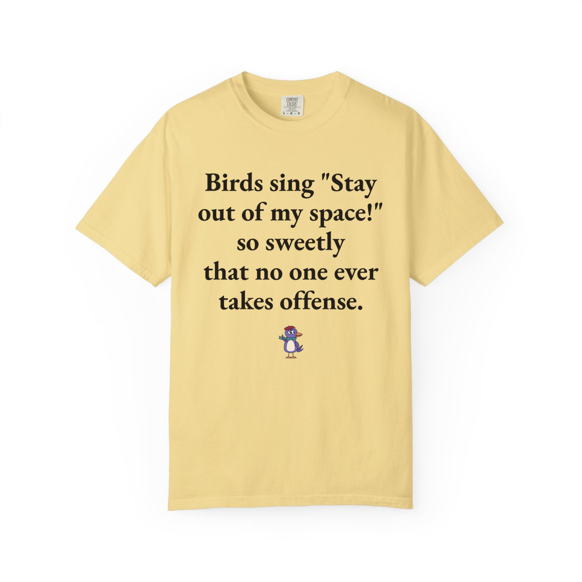 Comfort Colors tee, Butter