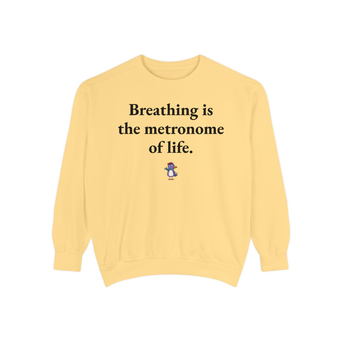 Comfort Colors sweatshirt, Butter