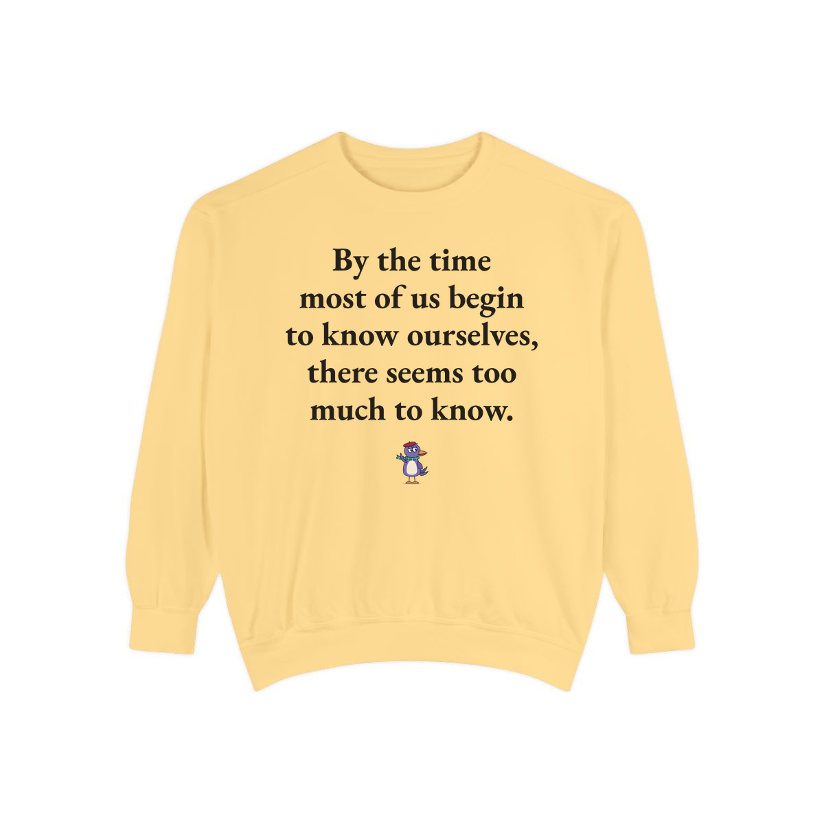 Comfort Colors sweatshirt, Butter