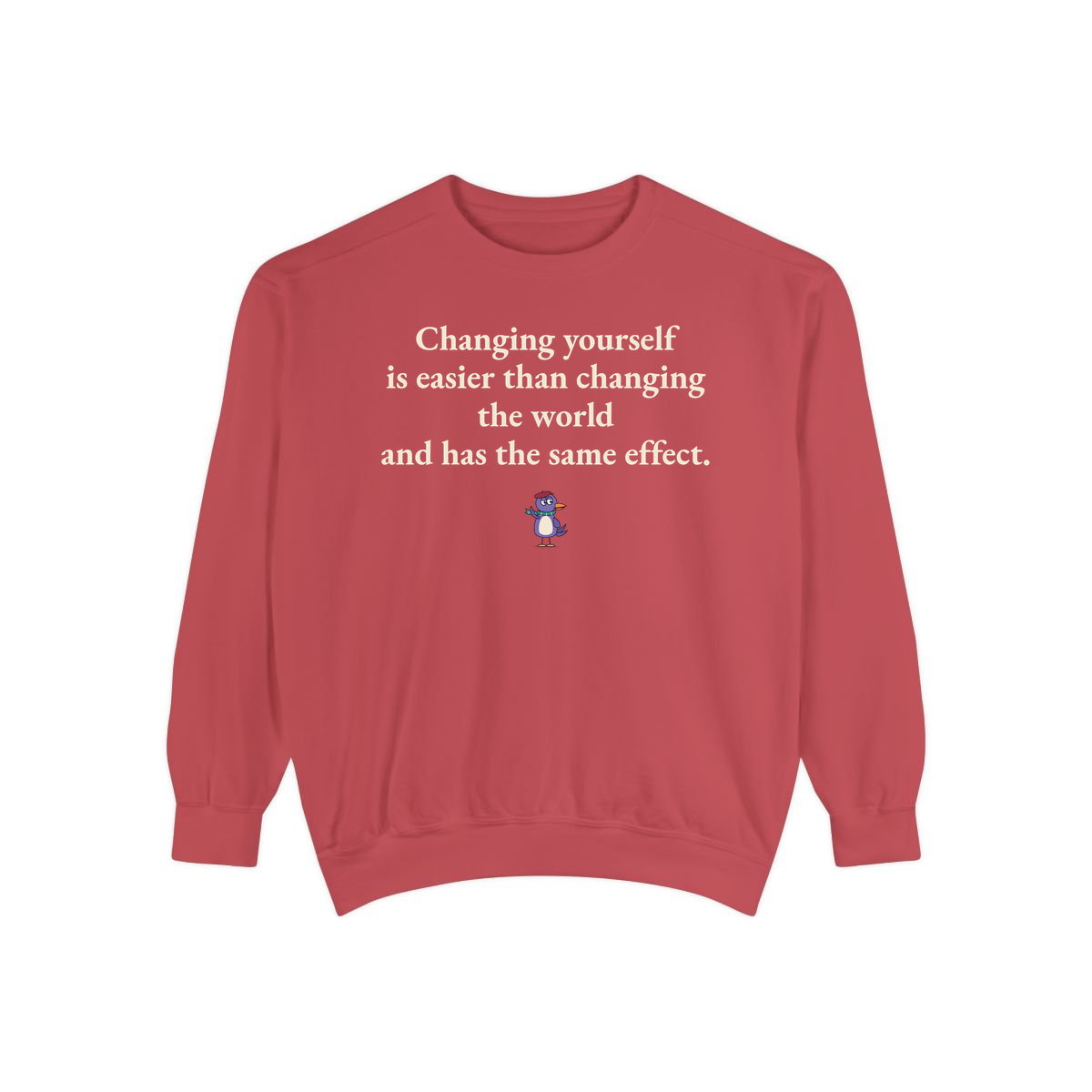 Comfort Colors sweatshirt, Crimson