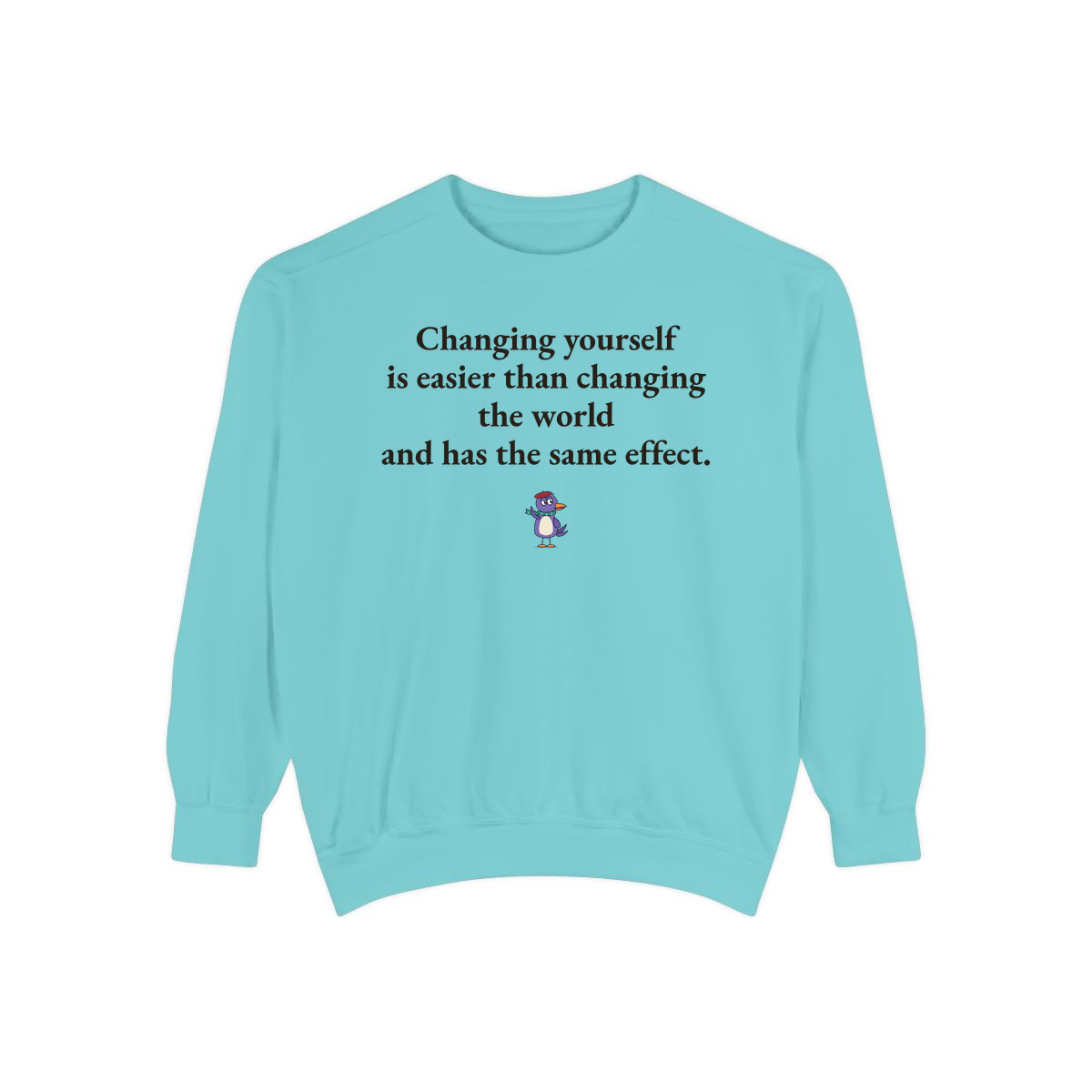 Comfort Colors sweatshirt, Chalky Mint