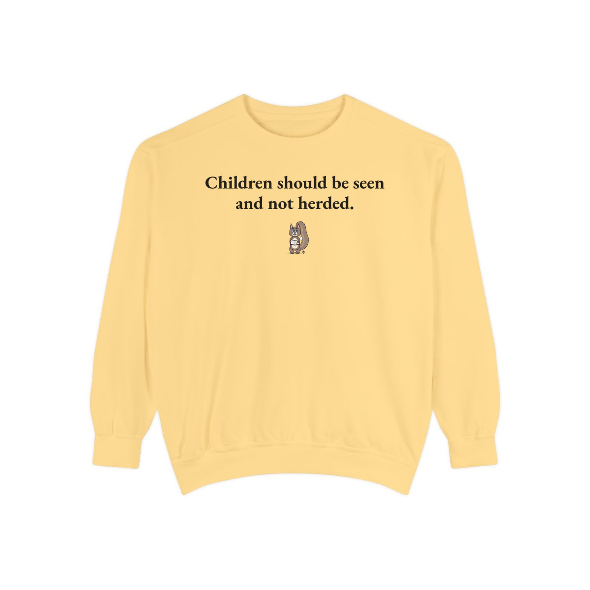 Comfort Colors sweatshirt, Butter