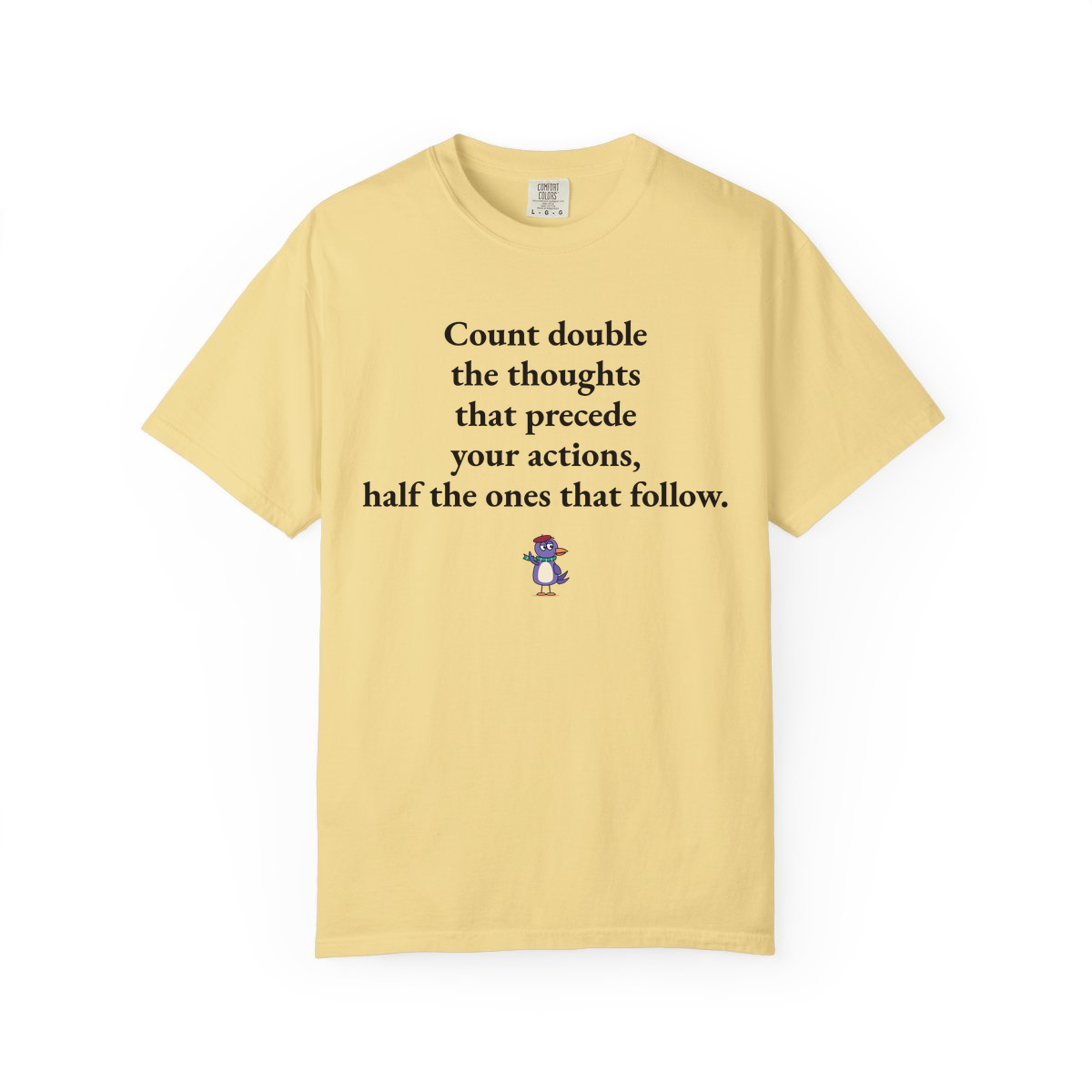 Comfort Colors tee, Butter