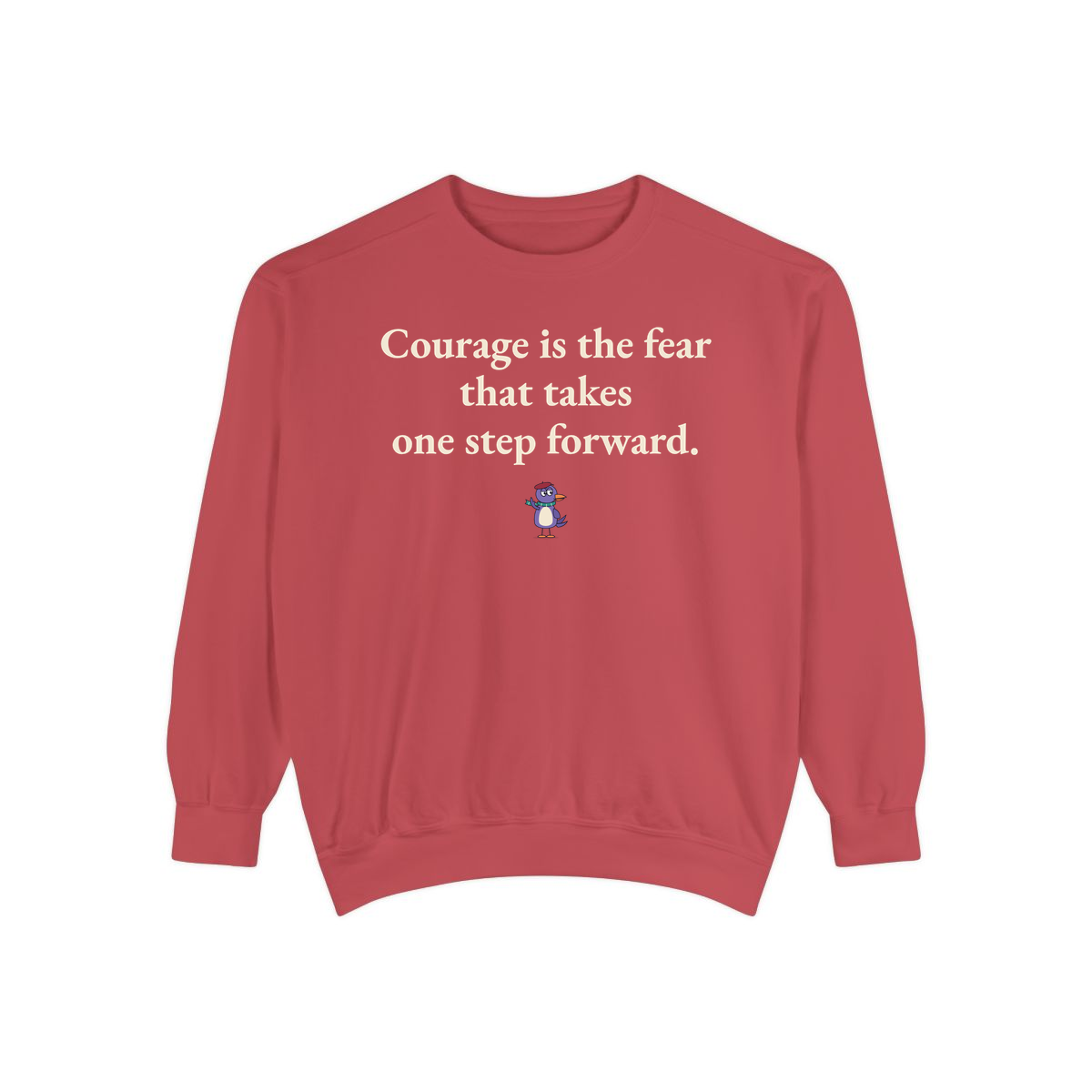 Comfort Colors sweatshirt, Crimson