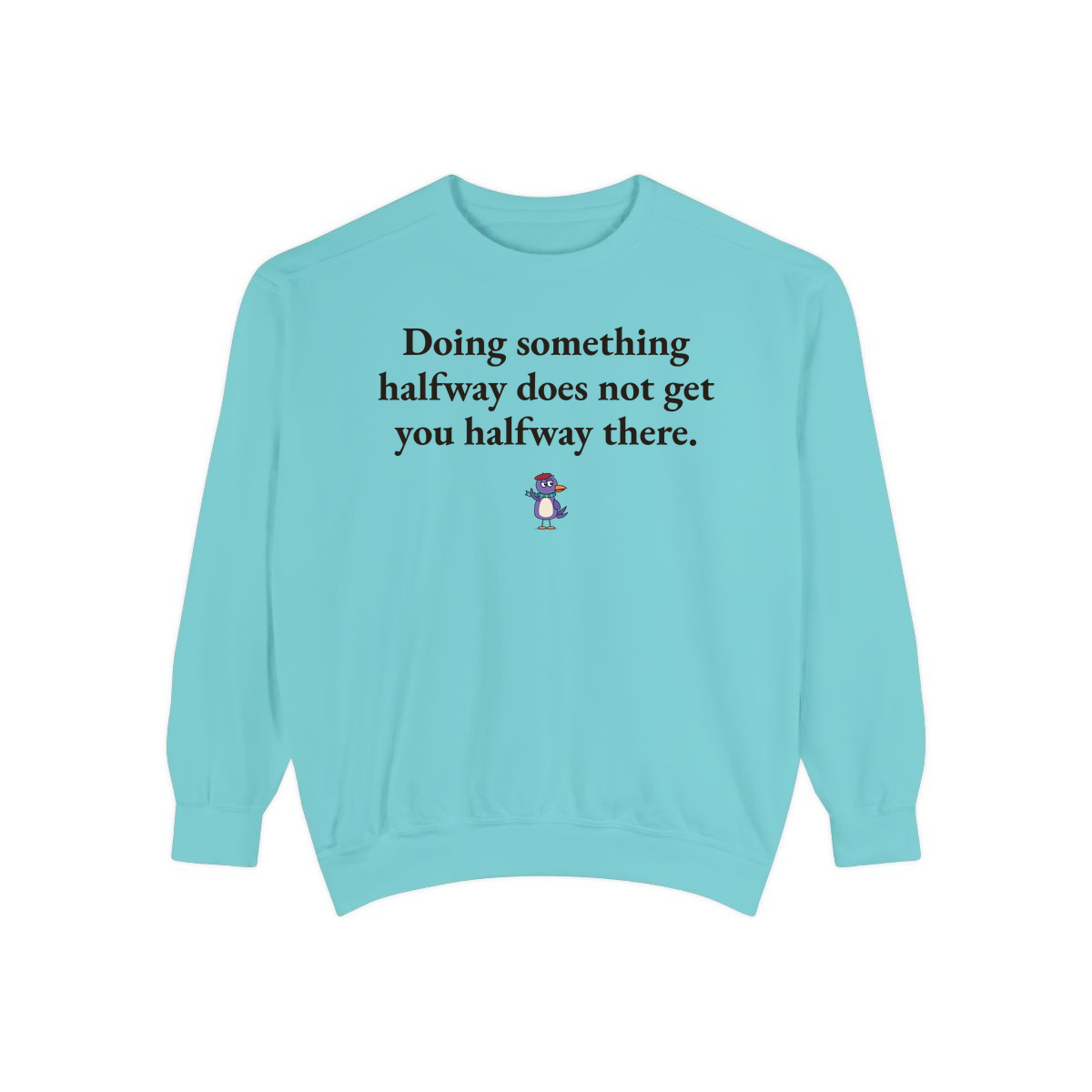 Comfort Colors sweatshirt, Chalky Mint