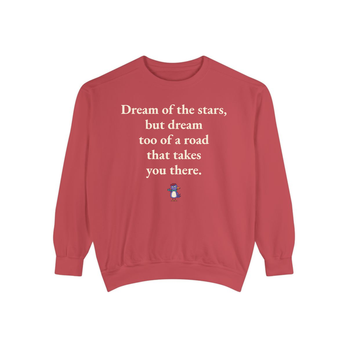 Comfort Colors sweatshirt, Crimson