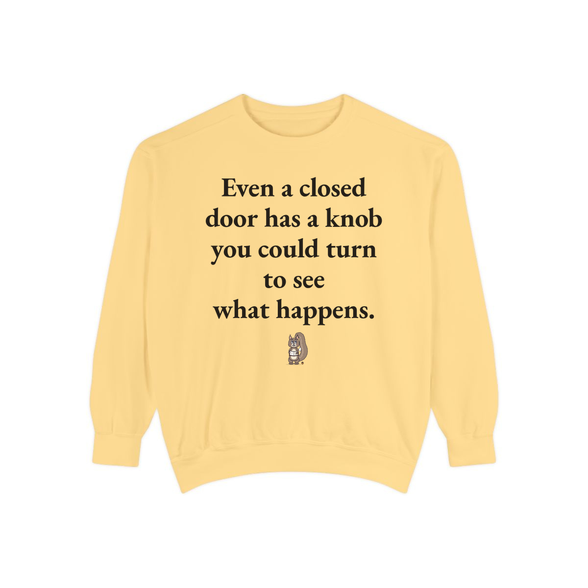 Comfort Colors sweatshirt, Butter