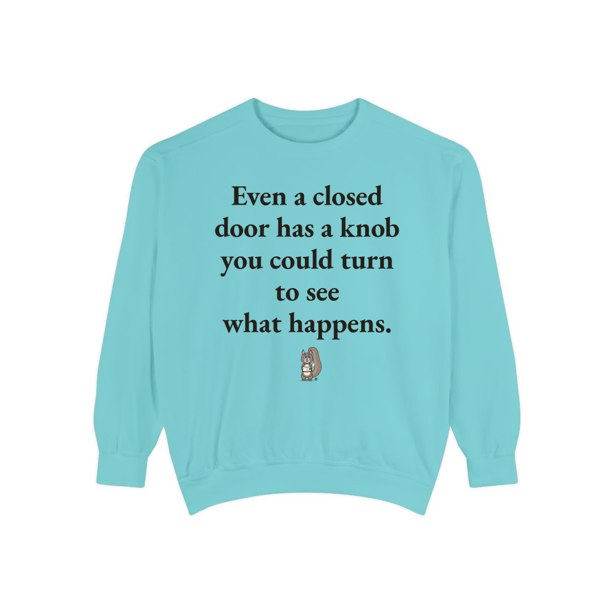 Comfort Colors sweatshirt, Chalky Mint