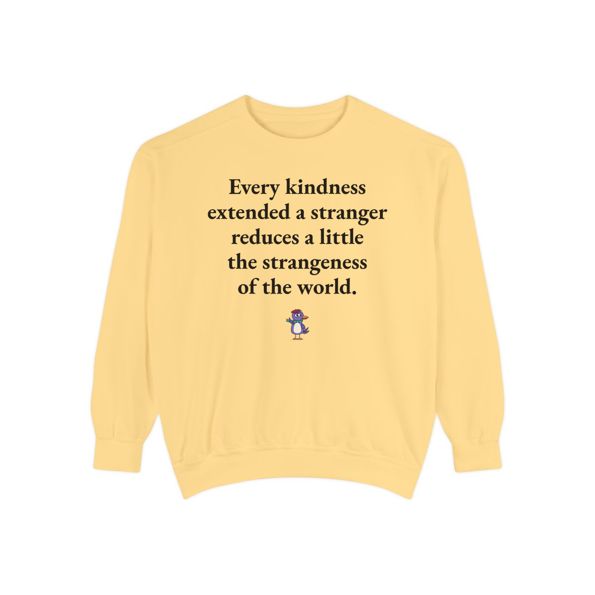 Comfort Colors sweatshirt, Butter