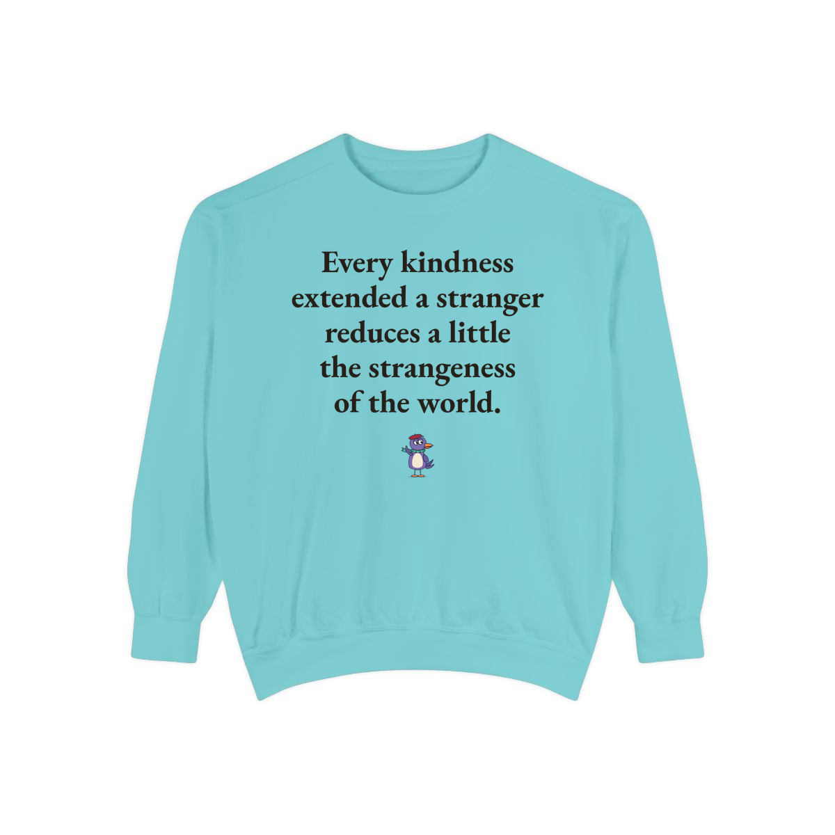 Comfort Colors sweatshirt, Chalky Mint