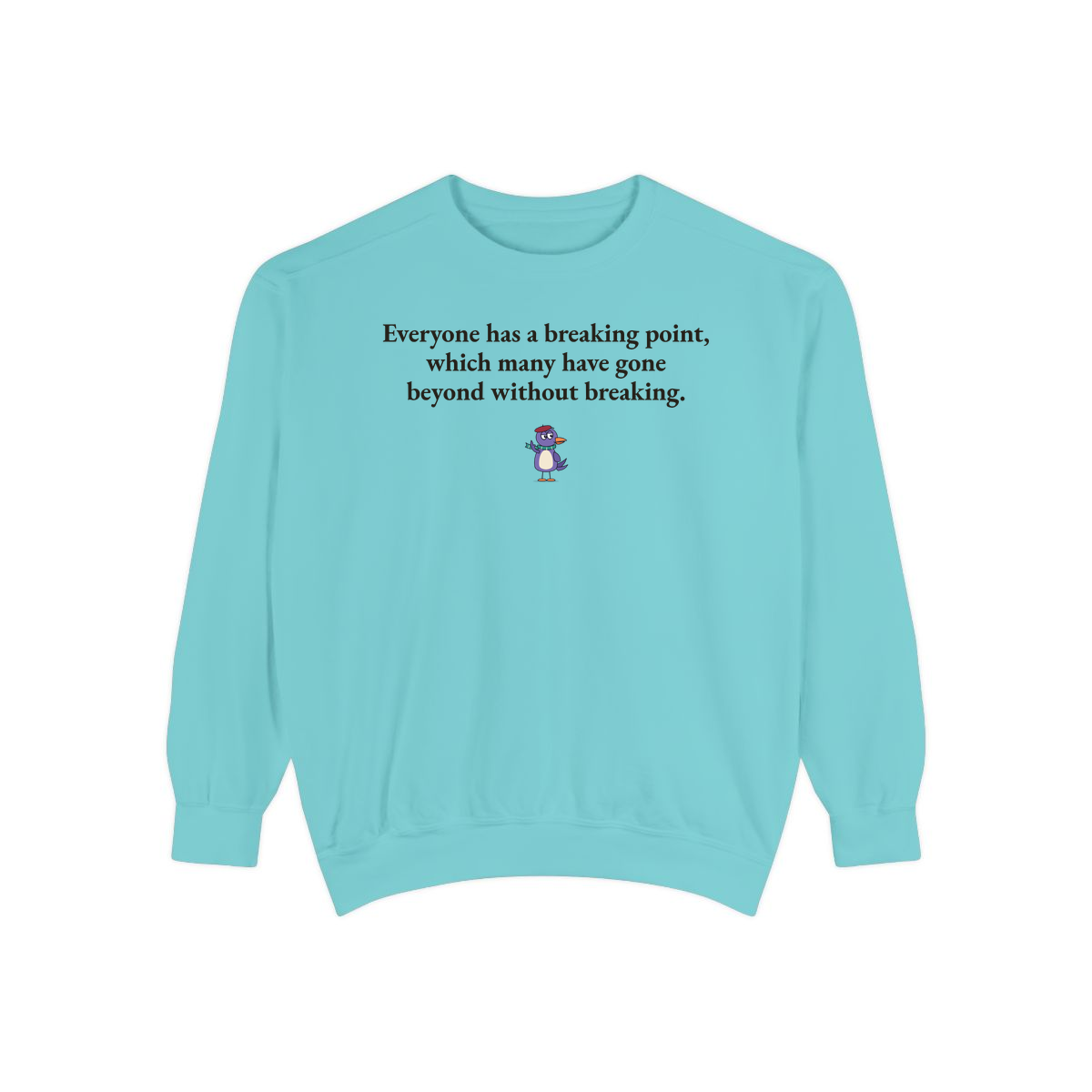 Comfort Colors sweatshirt, Chalky Mint