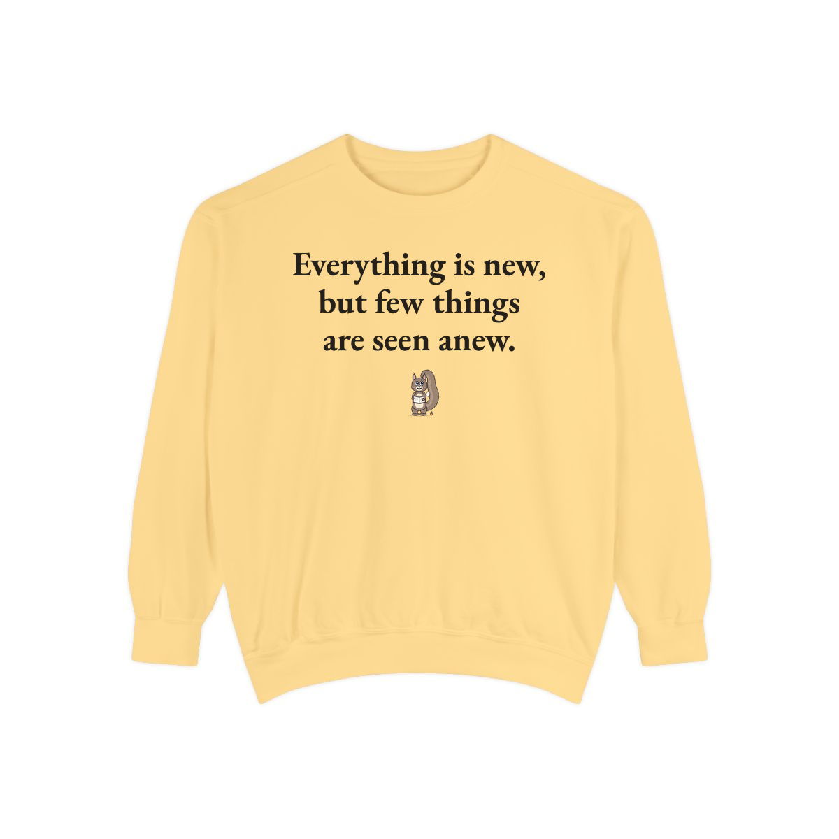 Comfort Colors sweatshirt, Butter