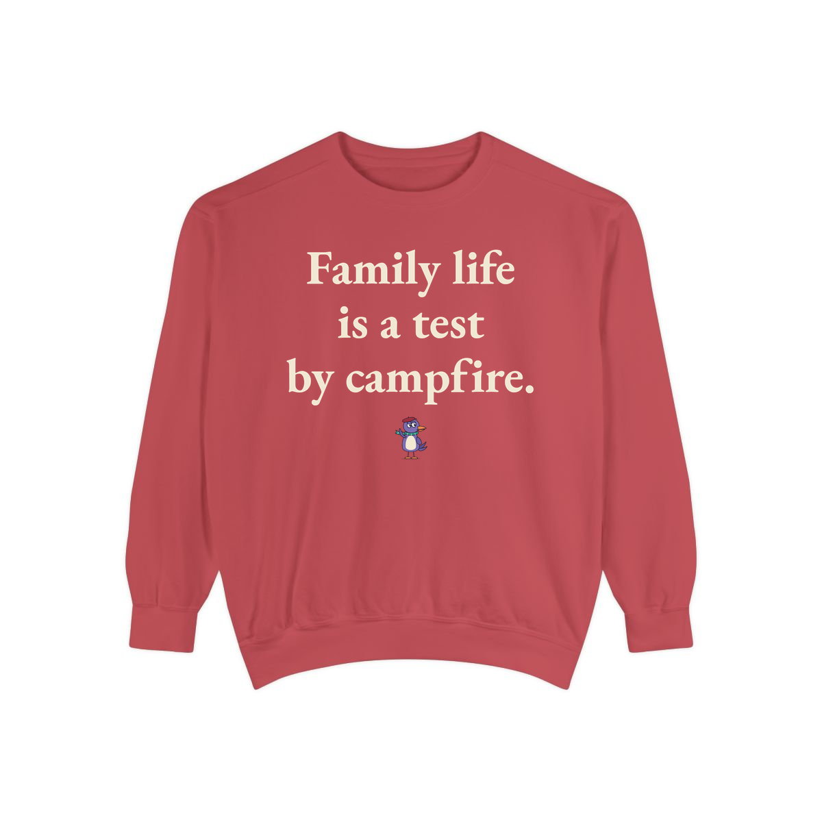 Comfort Colors sweatshirt, Crimson