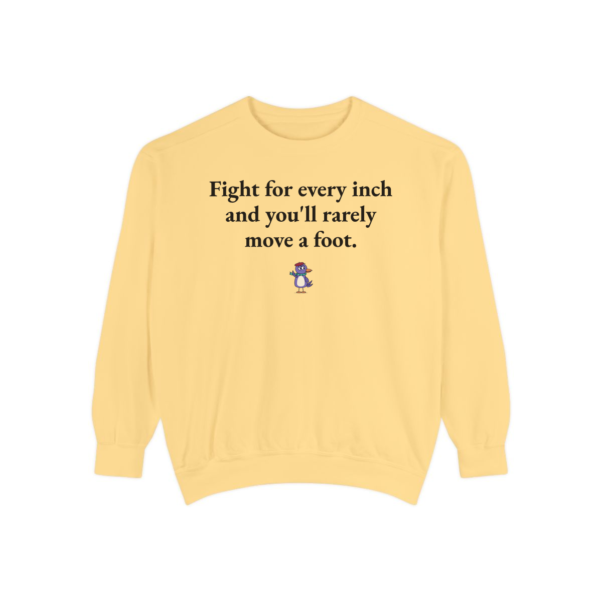 Comfort Colors sweatshirt, Butter