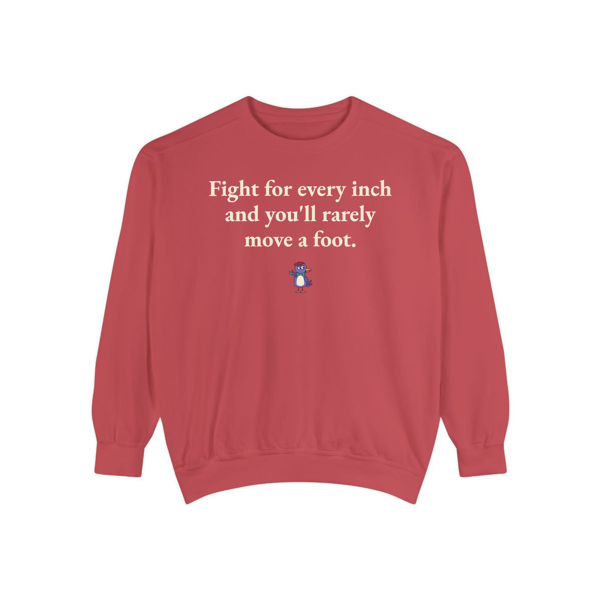 Comfort Colors sweatshirt, Crimson