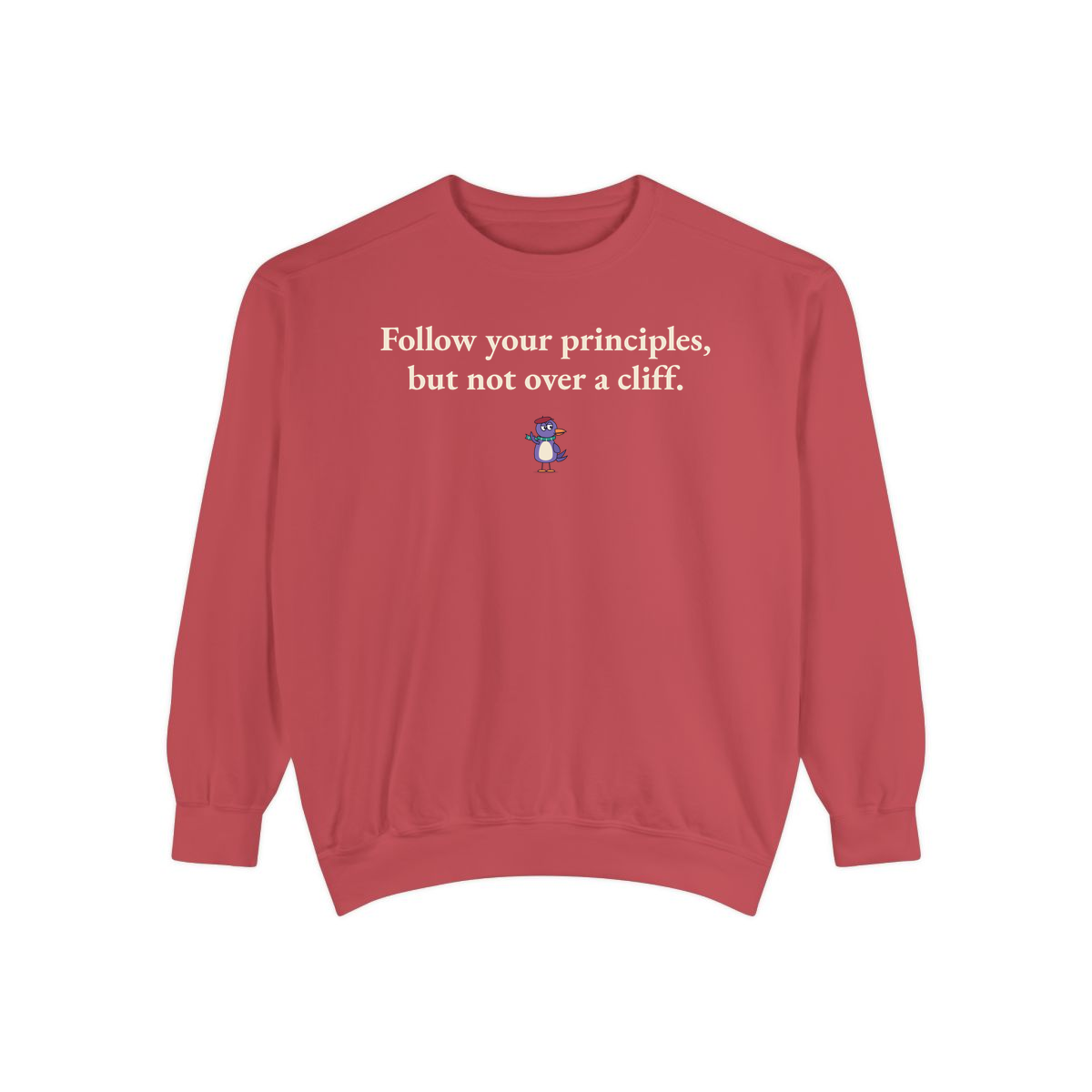Comfort Colors sweatshirt, Crimson