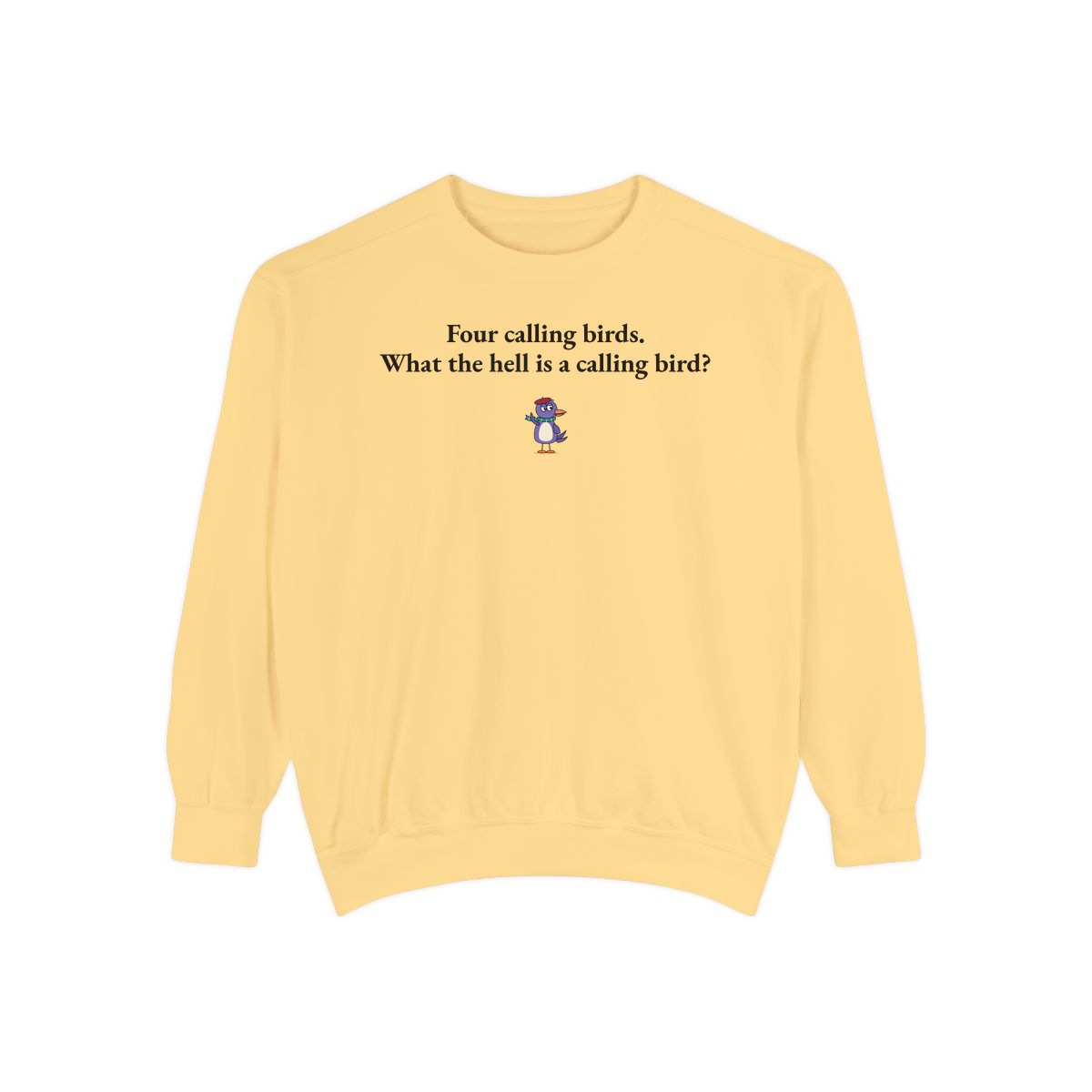 Comfort Colors sweatshirt, Butter