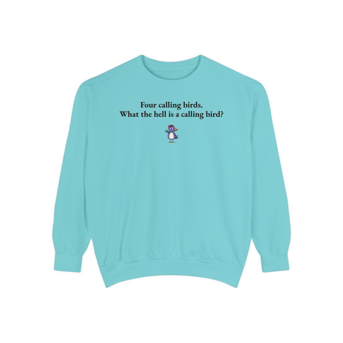 Comfort Colors sweatshirt, Chalky Mint