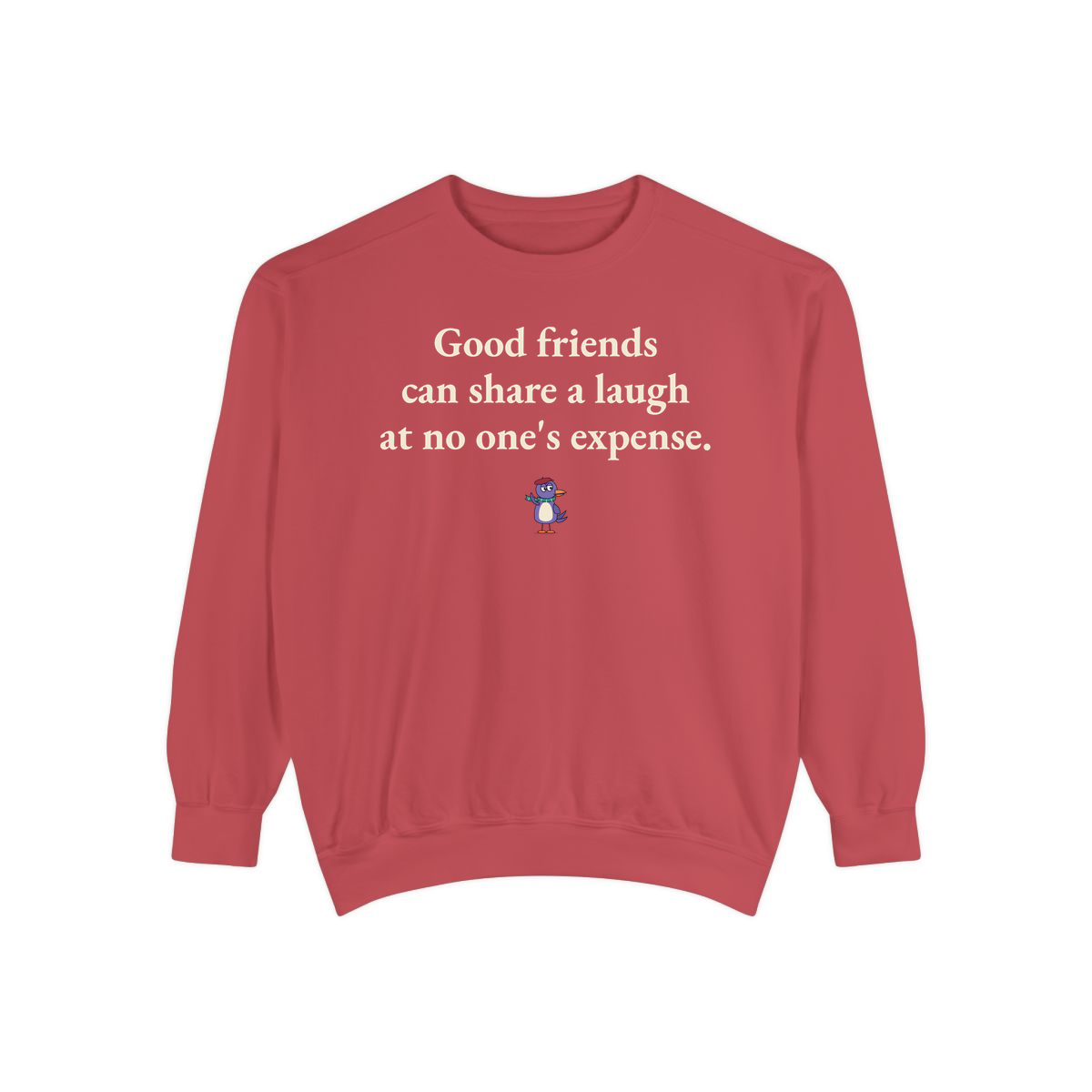 Comfort Colors sweatshirt, Crimson