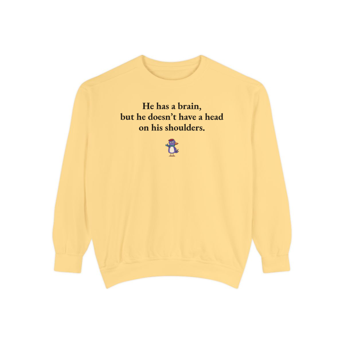 Comfort Colors sweatshirt, Butter