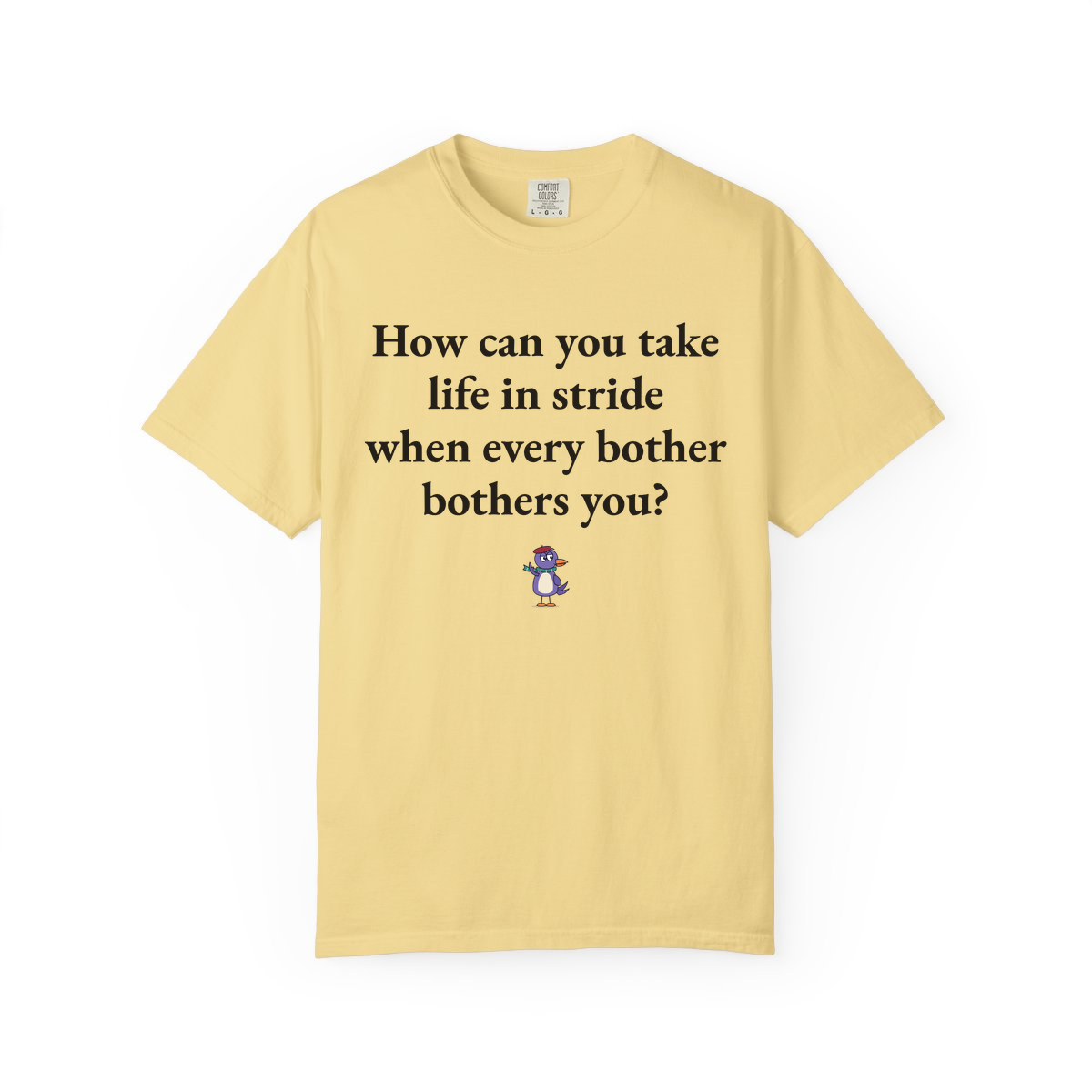 Comfort Colors tee, Butter