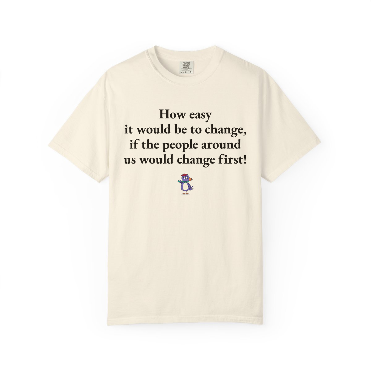 Comfort Colors tee, Ivory